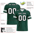 Custom Green New York Personalized Authentic Football Jersey FBJ02-D020256-19