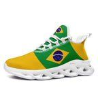 Custom 2026 World Cup Brazil Sneakers DIY Country Flag Running Shoes Lightweight Sport Shoes Gift for Football Fans Personalized Team Name and Logo FN003-F027045-2