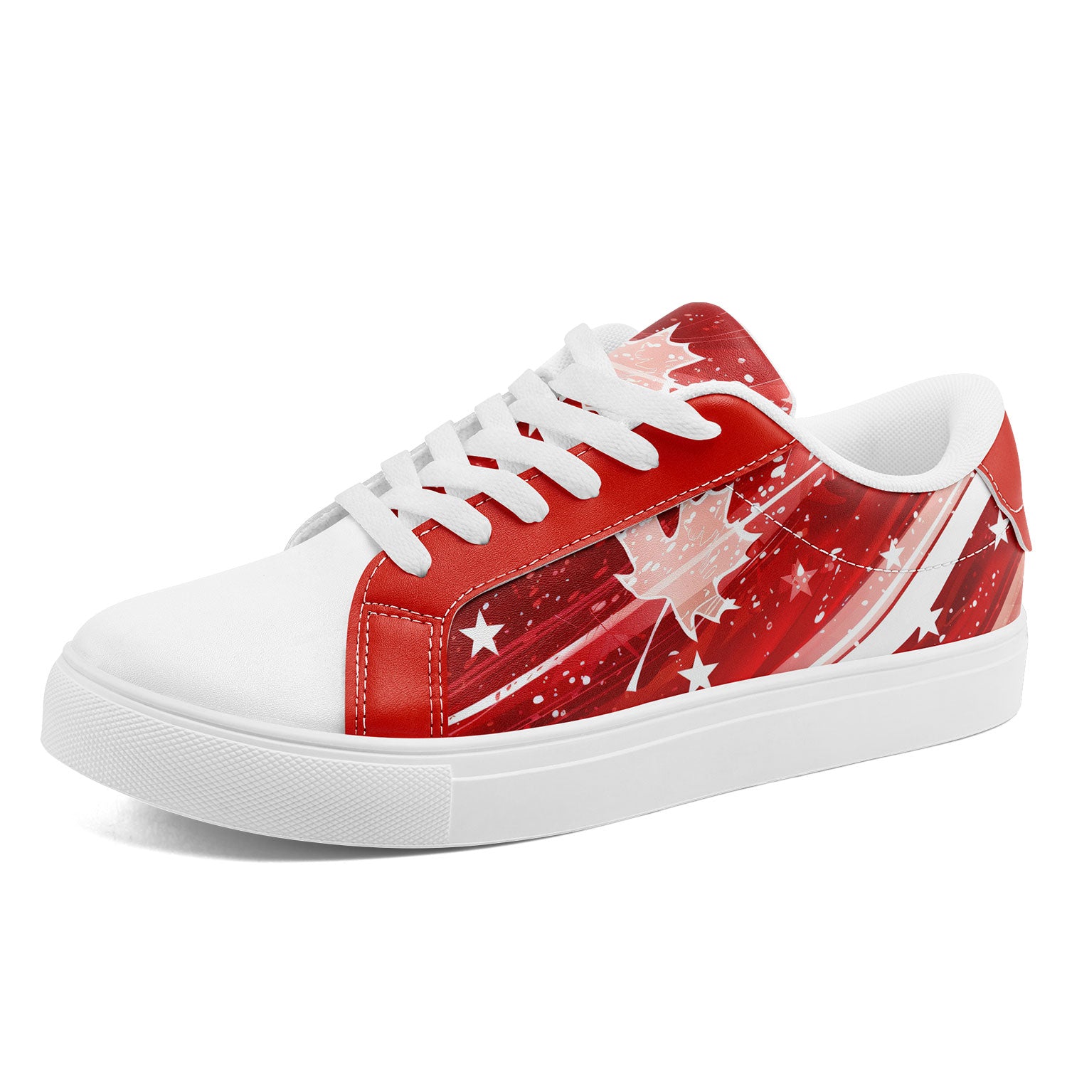 Custom Canada 2026 World Cup Sneakers DIY Country Flag Running Shoes Lightweight Sport Shoes Gift for Football Fans Personalized Team Name and Logo FN023-F020031-5