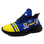Custom Curaçao 2026 World Cup Sneakers DIY Country Flag Running Shoes Lightweight Sport Shoes Gift for Football Fans Personalized Team Name and Logo FN079-F009087-3
