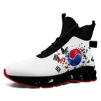 Custom South Korea 2026 World Cup Sneakers DIY Country Flag Running Shoes Lightweight Sport Shoes Gift for Football Fans Personalized Team Name and Logo FN029XD-F009084-4
