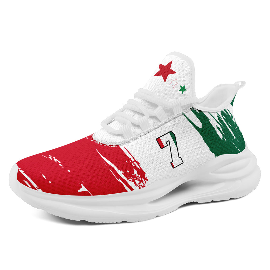 Custom 2026 World Cup Mexico Sneakers DIY Country Flag Running Shoes Lightweight Sport Shoes Gift for Football Fans Personalized Team Name and Logo FN079-F023084-7
