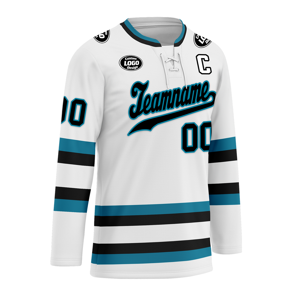 Custom White Personalized Hockey Jersey HCKJ01-D0a70c9