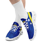 Custom Curaçao 2026 World Cup Sneakers DIY Country Flag Running Shoes Lightweight Sport Shoes Gift for Football Fans Personalized Team Name and Logo FN003-F009074-2