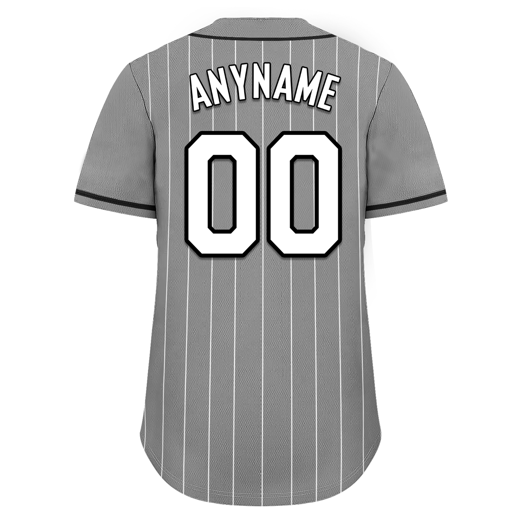 Custom Gray Stripe Fashion Personalized Authentic Baseball Jersey BSBJ01-D017244