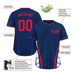 Custom Ohio Personalized Authentic Baseball Jersey BSBJ01-E06042-9Q