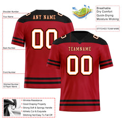 Custom Tampa Bay Personalized Authentic Football Jersey FBJ02-E0607-25