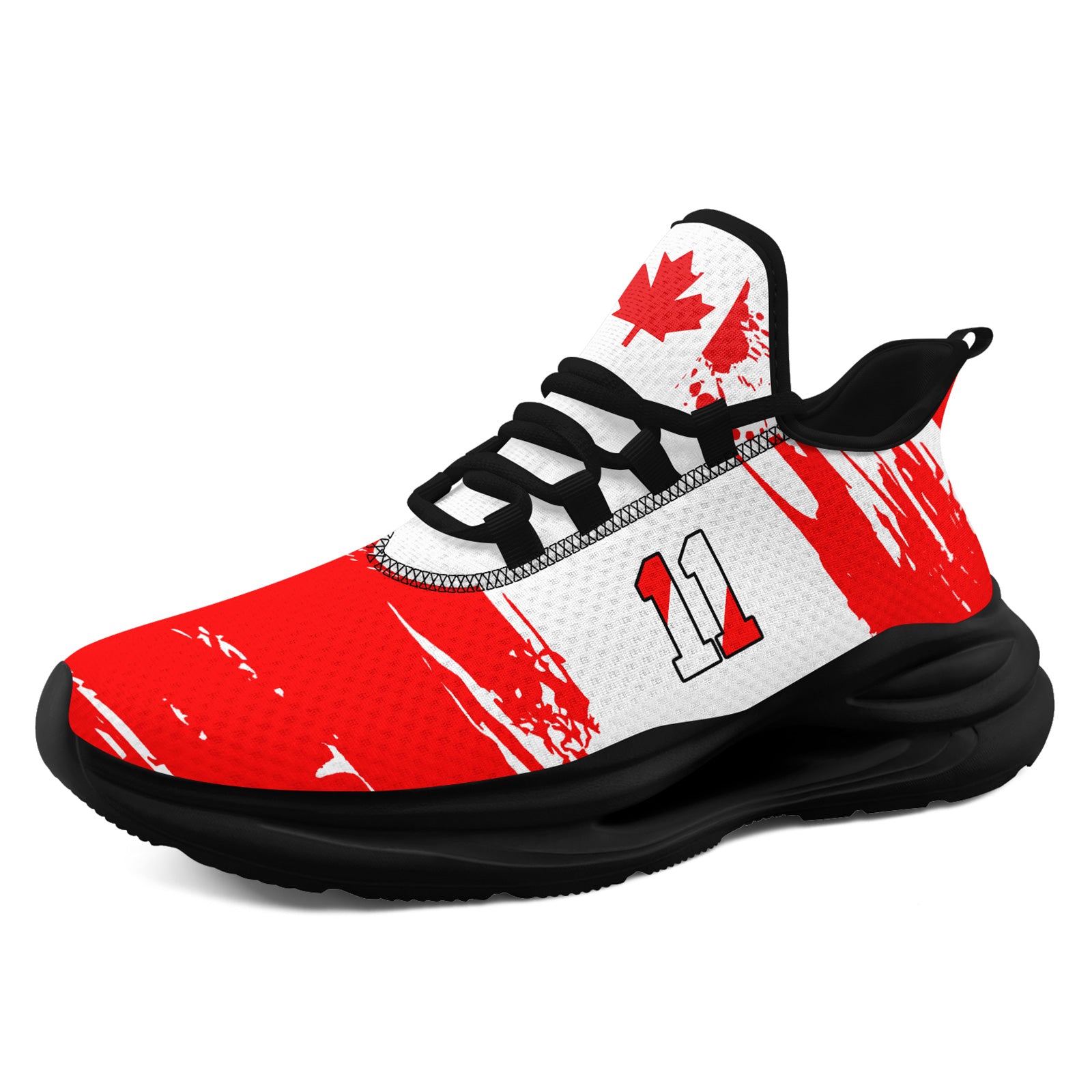 Custom 2026 World Cup Canada Sneakers DIY Country Flag Running Shoes Lightweight Sport Shoes Gift for Football Fans Personalized Team Name and Logo FN079-F023085-6