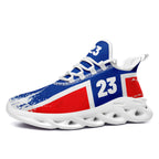 Custom 2026 World Cup Norway Sneakers DIY Country Flag Running Shoes Lightweight Sport Shoes Gift for Football Fans Personalized Team Name and Logo FN003-F027078-10