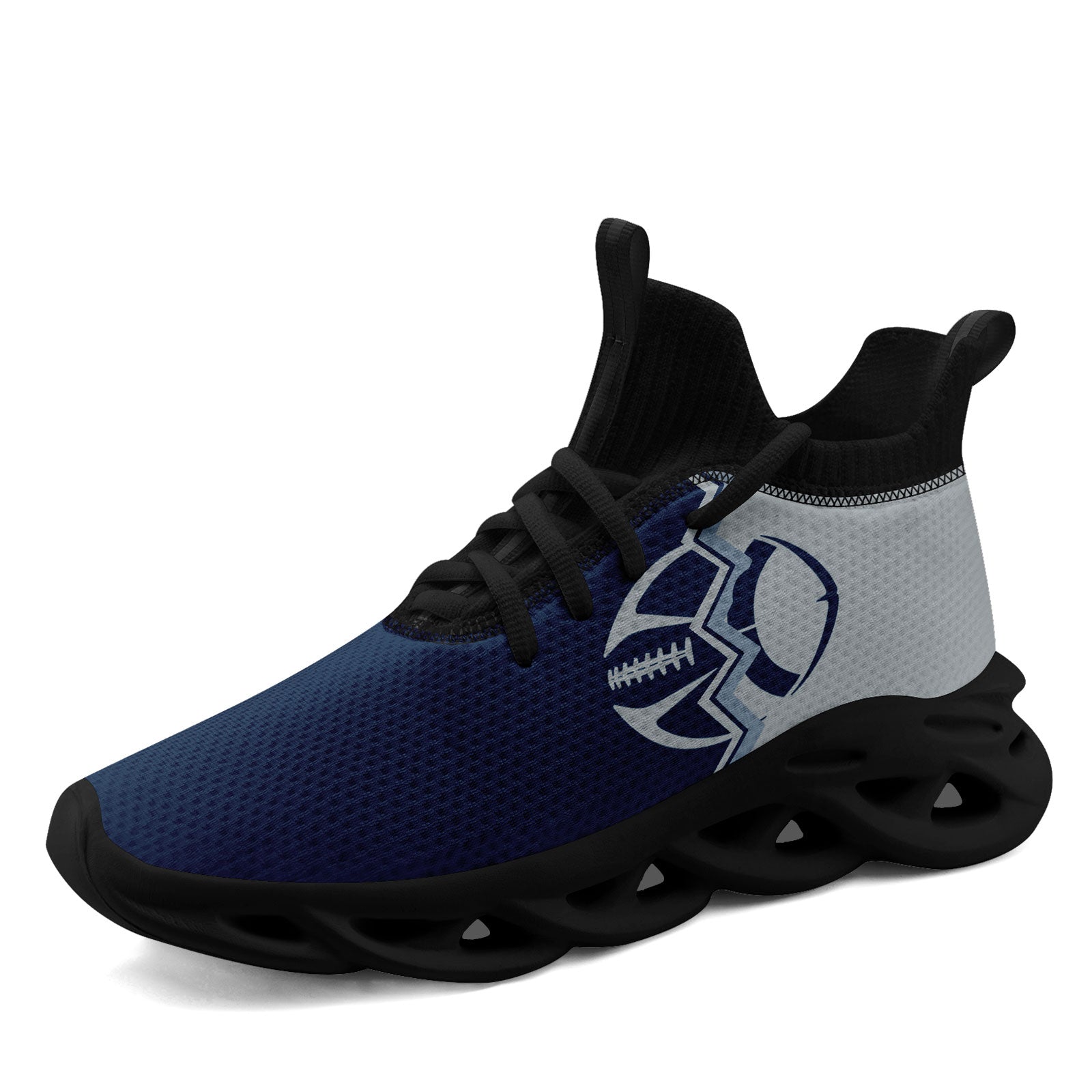 Custom Blue Grey Washington MaxSoul Shoes and Hat Combo Offer Personalized Combo ZH-D028017-14
