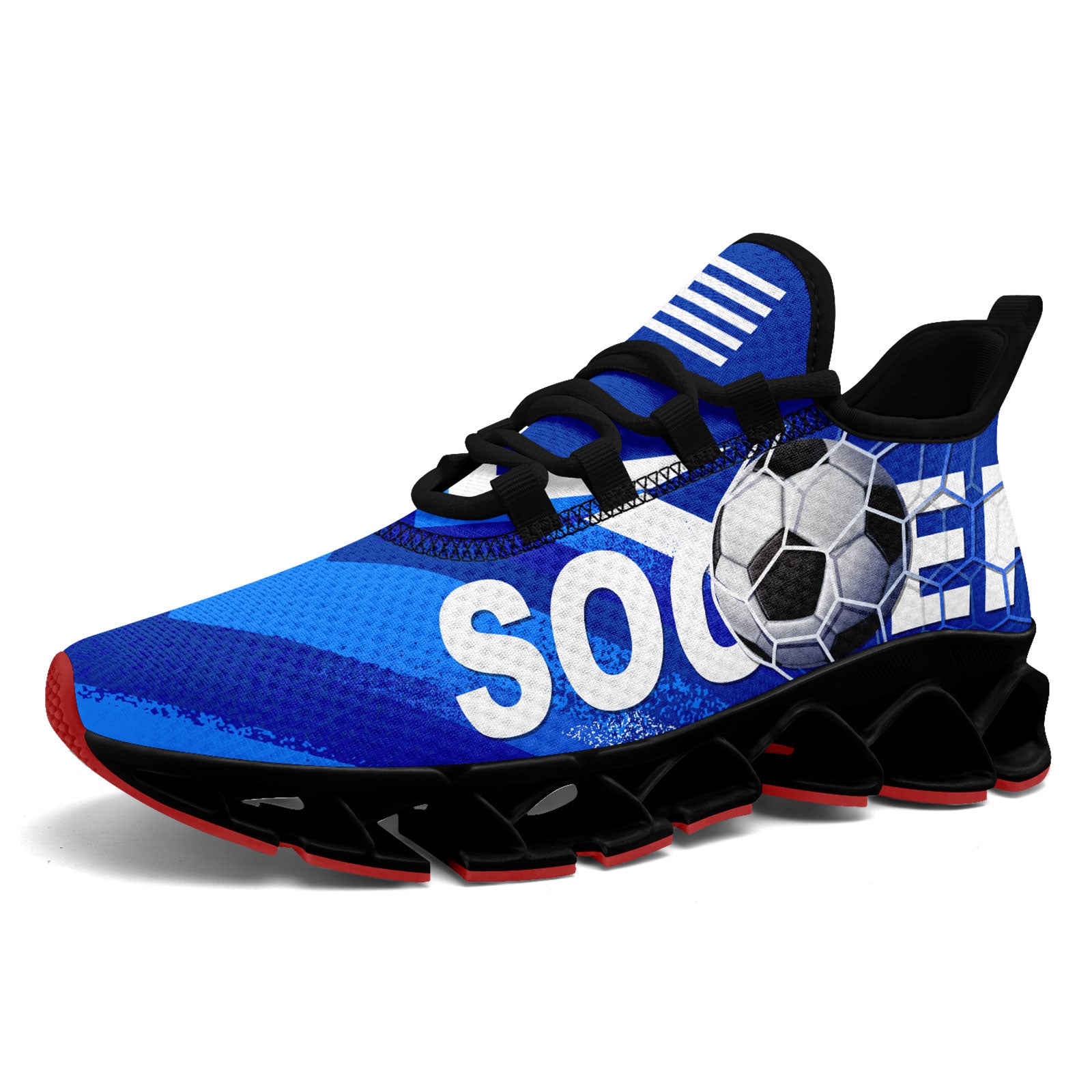 Custom Uruguay 2026 World Cup Sneakers DIY Country Flag Running Shoes Lightweight Sport Shoes Gift for Football Fans Personalized Team Name and Logo FN003XD-F009085-5