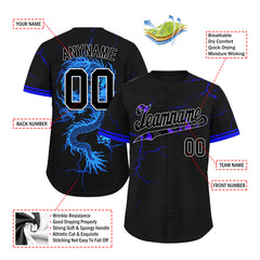 Custom Gothic Personalized Authentic Baseball Jersey BSBJ01-E06010