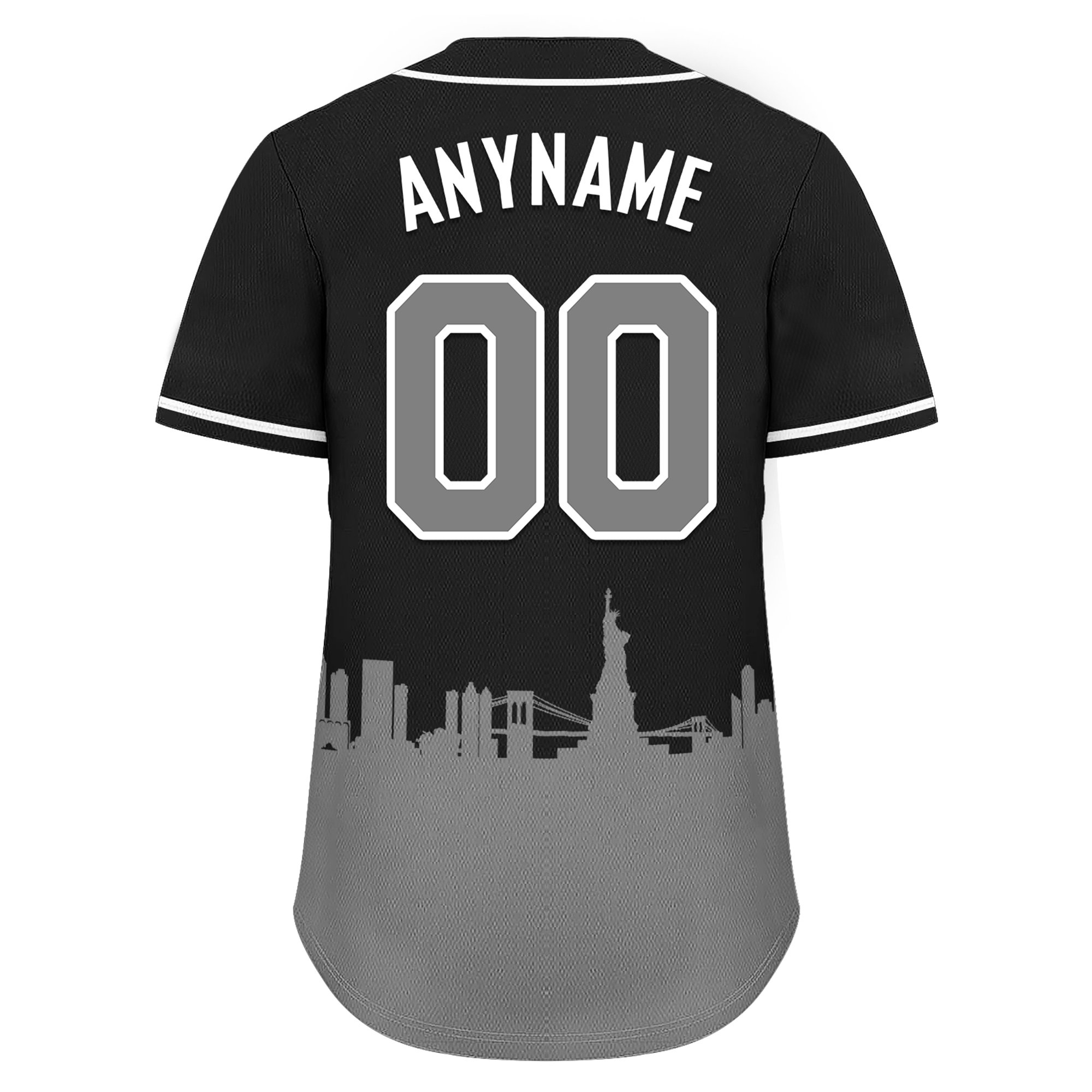 Custom Black Gray City Edition Personalized Authentic Baseball Jersey BSBJ01-D017125