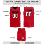 Custom Red City Edition Personalized Sports Uniform Authentic Basketball Jersey BBJ01-D06101-16