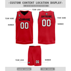 Custom Red City Edition Personalized Sports Uniform Authentic Basketball Jersey BBJ01-D06101-16