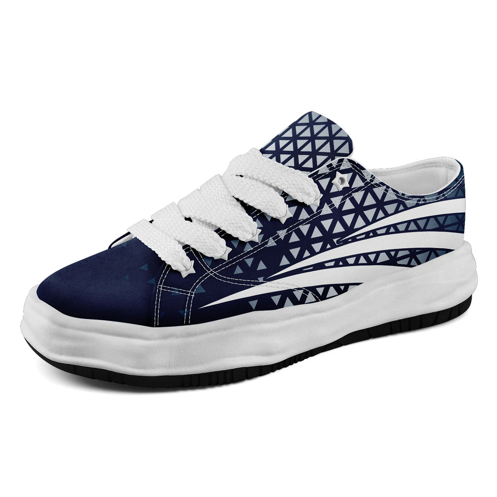 Custom Blue White Texas Football Jersey and Sports Shoes Combo Offer Personalized Combo ZH-D023031-9
