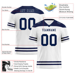 Custom Dallas Personalized Authentic Football Jersey FBJ02-E0607-20