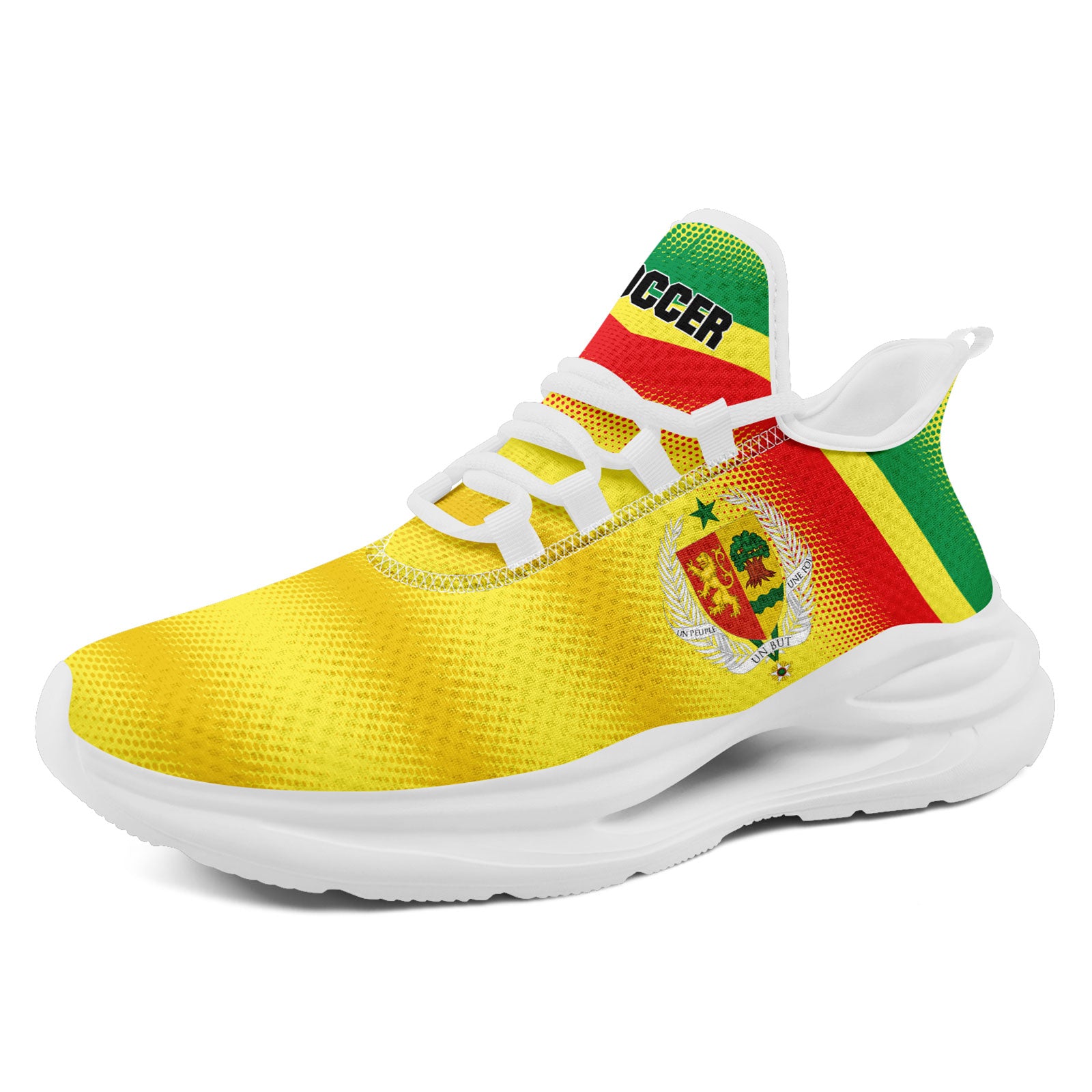 Custom Senegal 2026 World Cup Sneakers DIY Country Flag Running Shoes Lightweight Sport Shoes Gift for Football Fans Personalized Team Name and Logo FN079-F009079-5