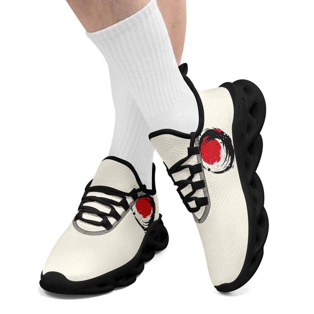 Custom Japan 2026 World Cup Sneakers DIY Country Flag Running Shoes Lightweight Sport Shoes Gift for Football Fans Personalized Team Name and Logo FN003-F025044-6