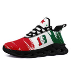 Custom 2026 World Cup Mexico Sneakers DIY Country Flag Running Shoes Lightweight Sport Shoes Gift for Football Fans Personalized Team Name and Logo FN003-F023078-1