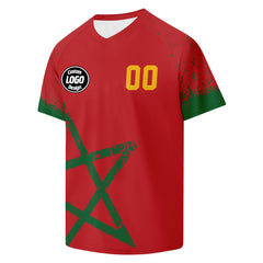 Custom Morocco 2026 World Cup Football Shirt Customized Soccer Jersey for Fans Add Your Name & Number FZ190-F009117-1