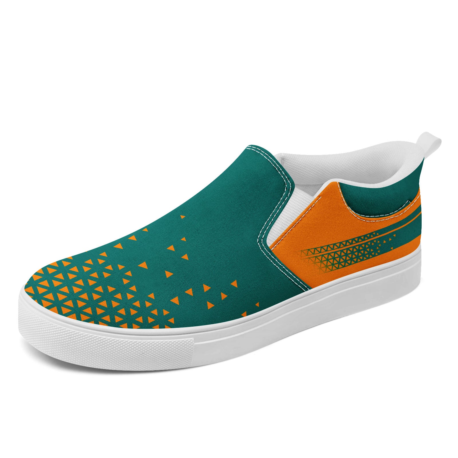 Custom Canvas Sneakers Personalized Slip On Shoes FN071-E023042-6