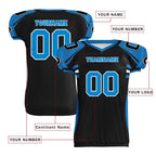 Custom Blue Black North Carolina High-Performance American Football Jersey FBJ06-D023001-5