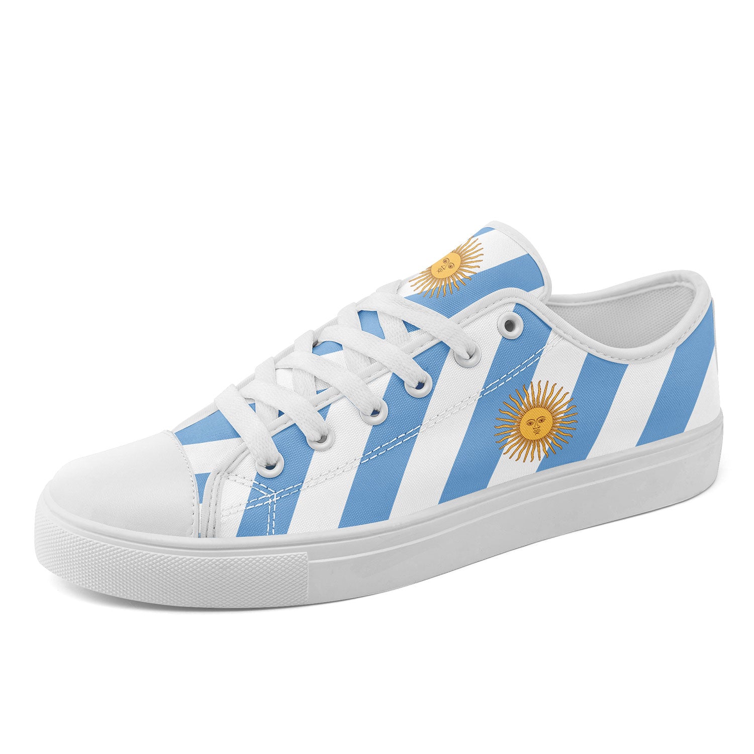 Custom 2026 World Cup Argentina Sneakers DIY Country Flag Running Shoes Lightweight Sport Shoes Gift for Football Fans Personalized Team Name and Logo FN027-F027053-3
