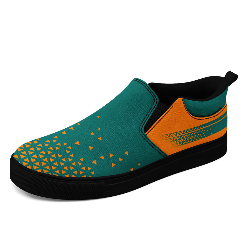 Custom Canvas Sneakers Personalized Slip On Shoes FN071-E023042-6