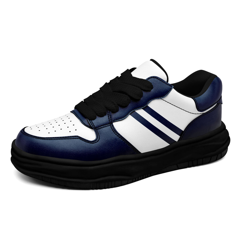 Custom Blue White Dallas Shoes Personalized Sneaker FN032-D020389-9