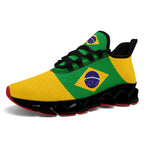 Custom 2026 World Cup Brazil Sneakers DIY Country Flag Running Shoes Lightweight Sport Shoes Gift for Football Fans Personalized Team Name and Logo FN003XD-F027047-2