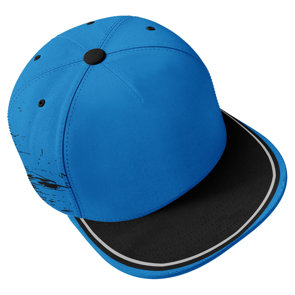 Custom Blue Black Carolina Football Jersey and Hat Combo Offer Personalized Combo ZH-D020326-5