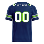 Custom Blue Classic Style Personalized Authentic Football Jersey FBJ02-bd0a70ad