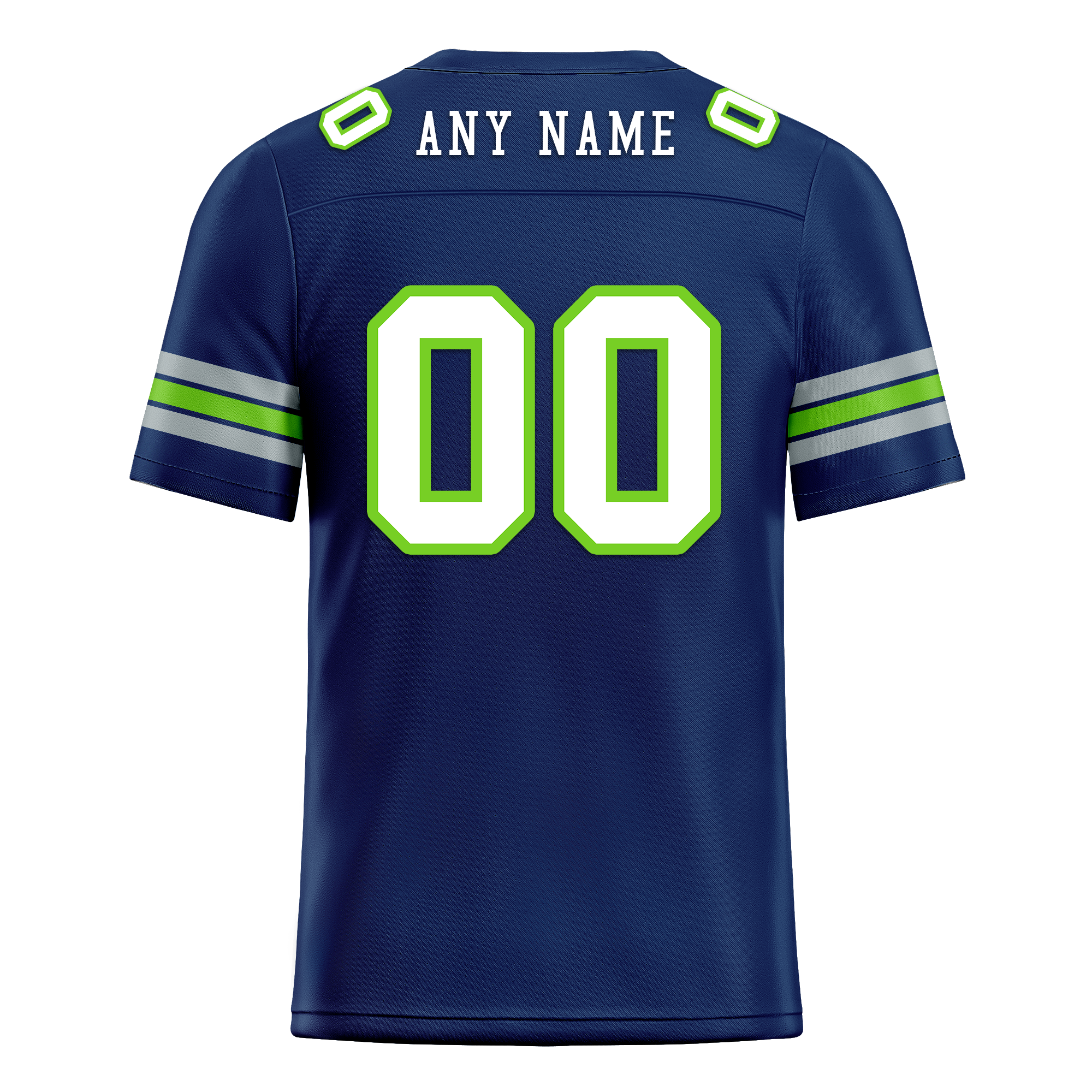 Custom Blue Classic Style Personalized Authentic Football Jersey FBJ02-bd0a70ad