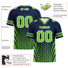 Custom Blue White Washington Football Jersey and Sports Shoes Combo Offer Personalized Combo ZH-D023031-27