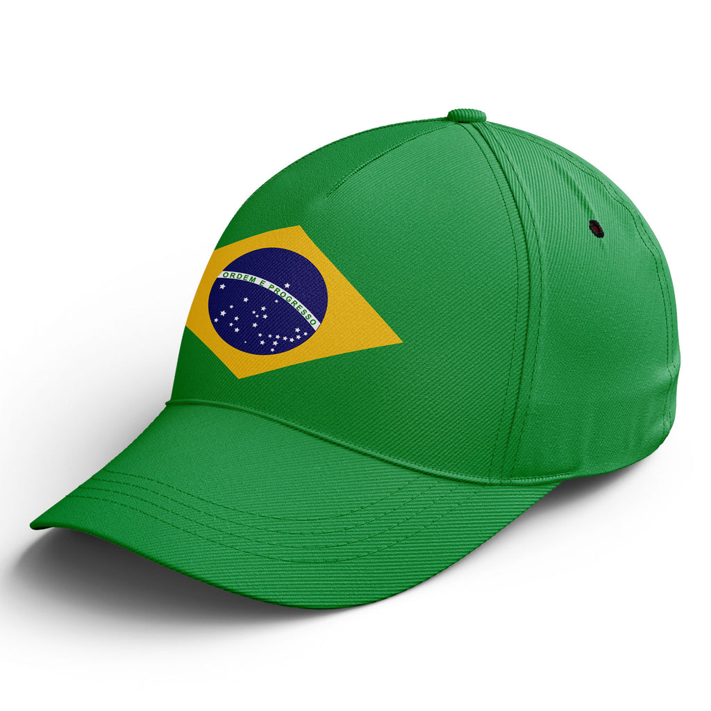Personalized 2026 Brazil Soccer Fan Hat - Add Your Name & Design Custom 2026 Football Tournament Hat YW061-F027074-1