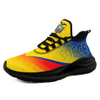 Custom Ecuador 2026 World Cup Sneakers DIY Country Flag Running Shoes Lightweight Sport Shoes Gift for Football Fans Personalized Team Name and Logo FN079-F009088-3