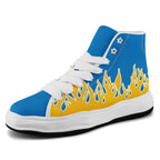 Custom Blue Yellow Los Angeles Football Jersey and Firesoul Sports Shoes Combo Offer Personalized Combo ZH-D020273-22