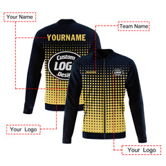 Custom Jacket Bomber Full-Snap Varsity Letterman Personalized Jacket PR092-D020346-13