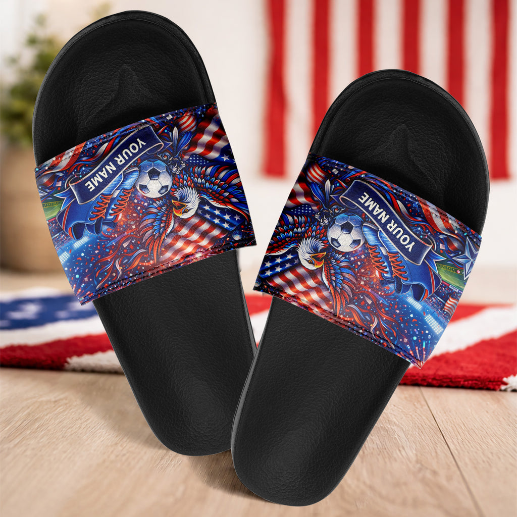 Custom 2026 World Cup United States Sneakers DIY Country Flag Running Shoes Lightweight Sport Shoes Gift for Football Fans Personalized Team Name and Logo FN056-F027060-1