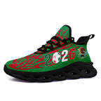 Custom 2026 World Cup Mexico Sneakers DIY Country Flag Running Shoes Lightweight Sport Shoes Gift for Football Fans Personalized Team Name and Logo FN003-F023075-4