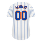 Custom White Classic Style Blue Personalized Authentic Baseball Jersey BSBJ01-bd0fa07