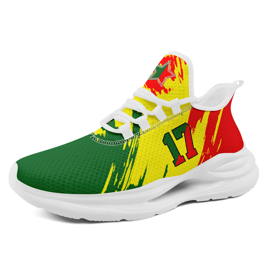 Custom 2026 World Cup Portugal Sneakers DIY Country Flag Running Shoes Lightweight Sport Shoes Gift for Football Fans Personalized Team Name and Logo FN079-F023086-2