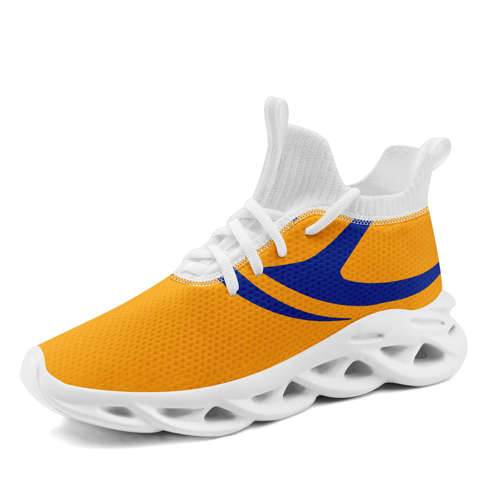 Custom Yellow Los Angeles Football Jersey and Sports Shoes Combo Offer Personalized Combo ZH-D025008-14