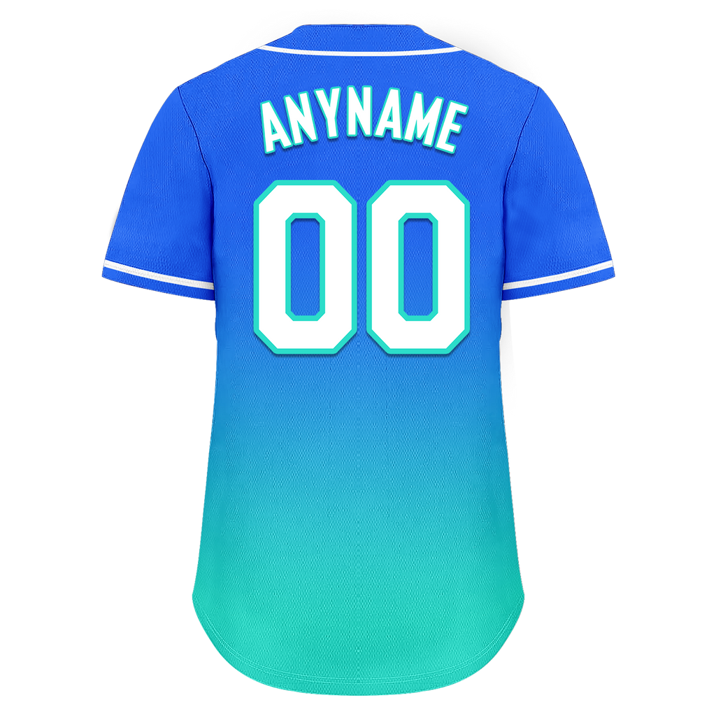 Custom Blue Cyan Fade Fashion Personalized Authentic Baseball Jersey BSBJ01-D0a70d8