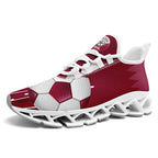 Custom Qatar 2026 World Cup Sneakers DIY Country Flag Running Shoes Lightweight Sport Shoes Gift for Football Fans Personalized Team Name and Logo FN003XD-F020030-3