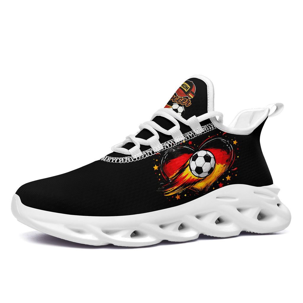 Custom Germany 2026 World Cup Sneakers DIY Country Flag Running Shoes Lightweight Sport Shoes Gift for Football Fans Personalized Team Name and Logo FN003-F025035-6