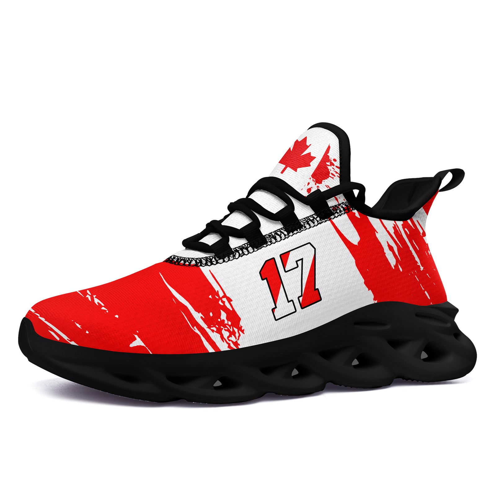 Custom 2026 World Cup Canada Sneakers DIY Country Flag Running Shoes Lightweight Sport Shoes Gift for Football Fans Personalized Team Name and Logo FN003-F023079-4