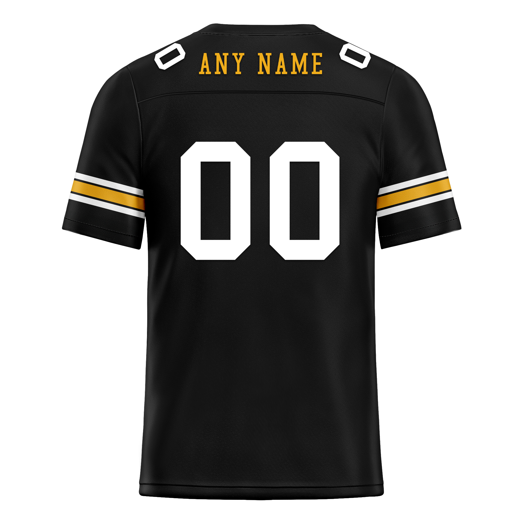 Custom Black Classic Style Personalized Authentic Football Jersey FBJ02-bd0a70a8