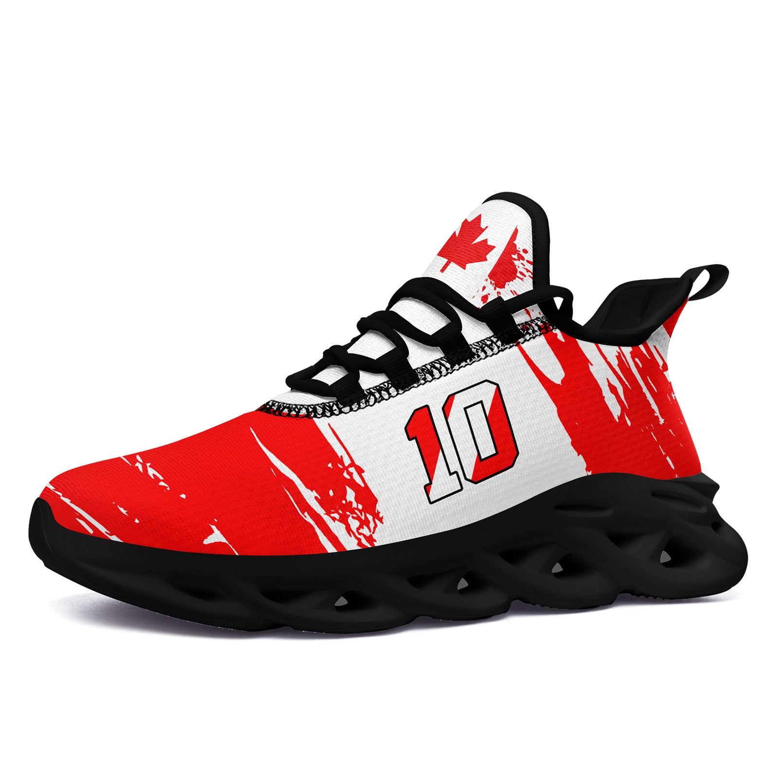 Custom 2026 World Cup Canada Sneakers DIY Country Flag Running Shoes Lightweight Sport Shoes Gift for Football Fans Personalized Team Name and Logo FN003-F023079-2